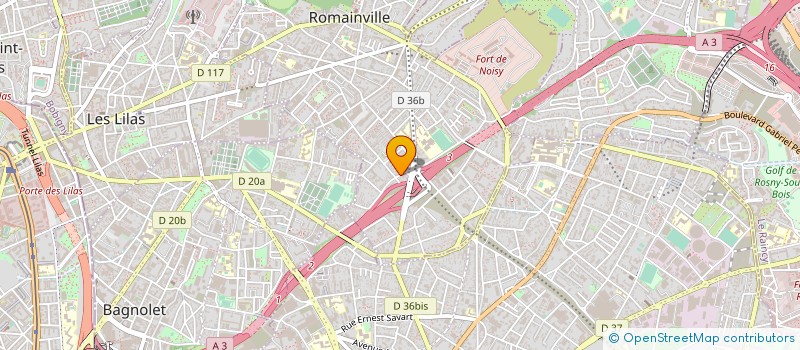 localisation de l'entreprise BENCHETRIT EDMOND à ROMAINVILLE