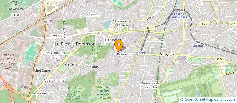localisation de l'entreprise BENCHMARK CONSULTING à LE PLESSIS-ROBINSON