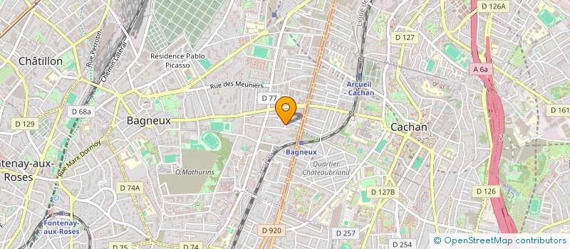 localisation de l'entreprise BENCHMARKING & MANAGEMENT STRATEGIQUE à BAGNEUX