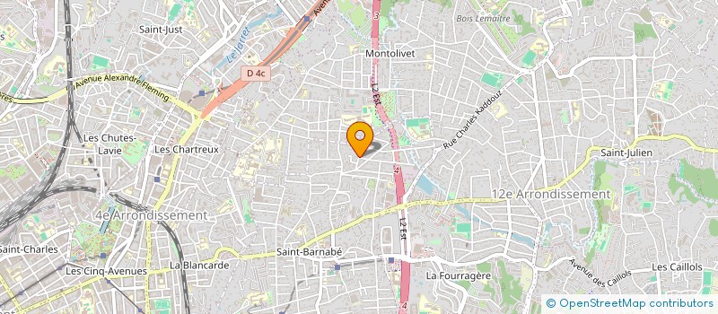 localisation de l'entreprise BENCIVENGA & ASSOCIES à MARSEILLE