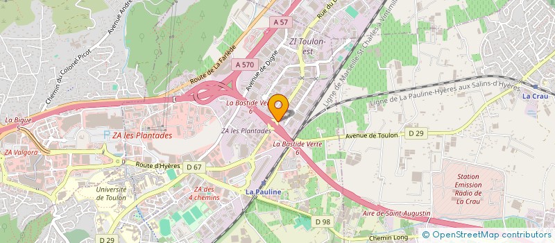 localisation de l'entreprise BENCIVENGO ET ASSOCIES TOULON  LA GARDE