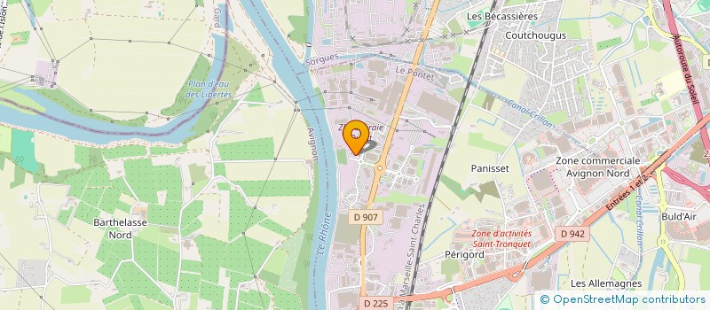 localisation de l'entreprise BENCIVENNI  LE PONTET