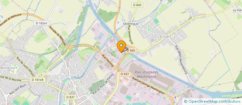 localisation de l'entreprise BENCLE SCI  ESSARS