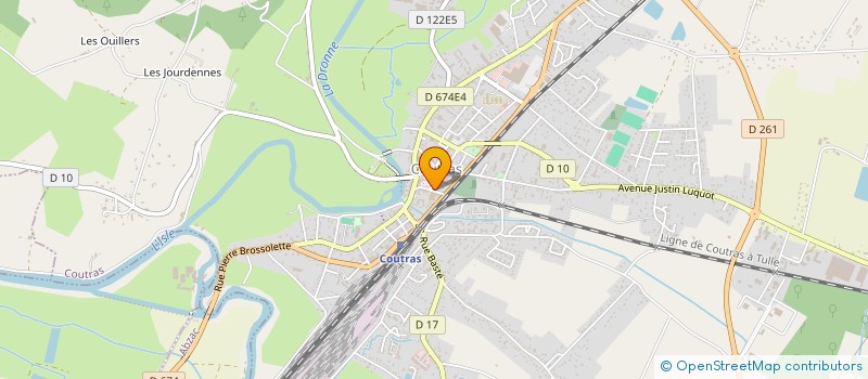 localisation de l'entreprise BENCO  COUTRAS