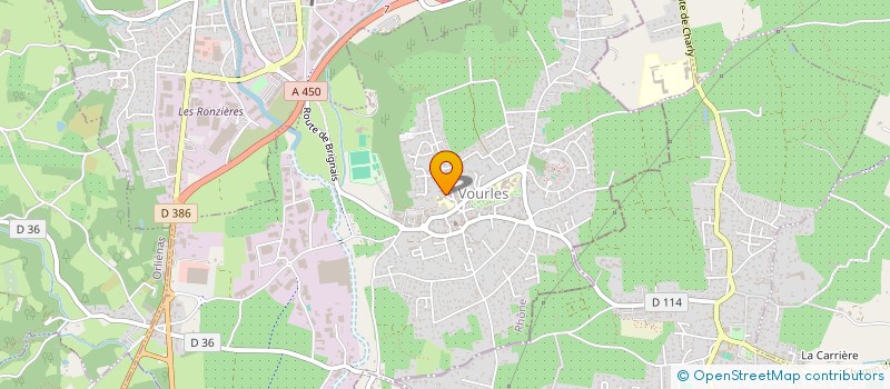localisation de l'entreprise BENCO à VOURLES
