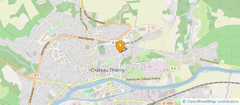 localisation de l'entreprise BENCOQ à CHATEAU-THIERRY
