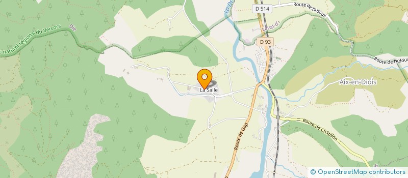 localisation de l'entreprise BEND AND PEEL  SOLAURE EN DIOIS