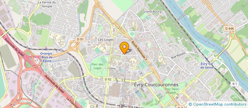 localisation de l'entreprise BENDA MULTISERVICES à EVRY-COURCOURONNES