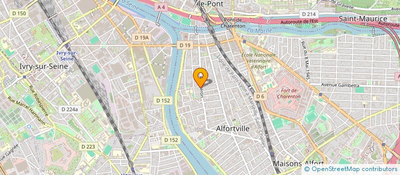localisation de l'entreprise BENDAGUIR ET FILS SARL à ALFORTVILLE