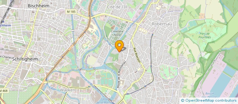 localisation de l'entreprise BENDER HOLDING à STRASBOURG