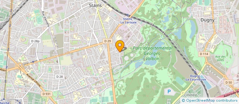 localisation de l'entreprise BENDERMEL  STAINS