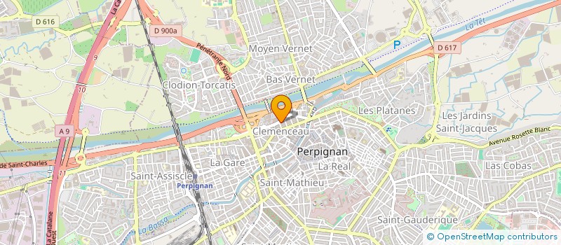 localisation de l'entreprise BENDI  PERPIGNAN