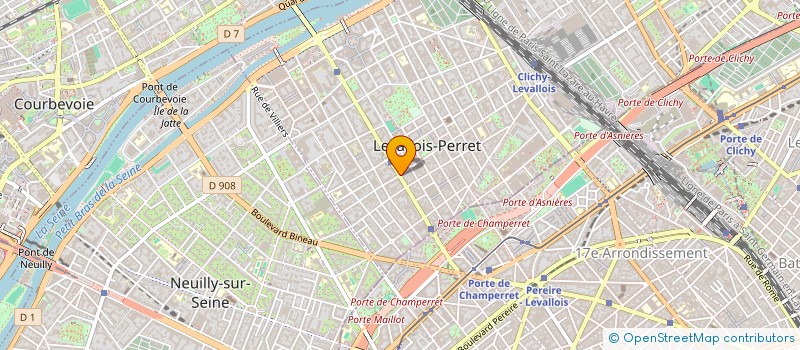 localisation de l'entreprise BENDIAB A ET HASSANI M à LEVALLOIS-PERRET