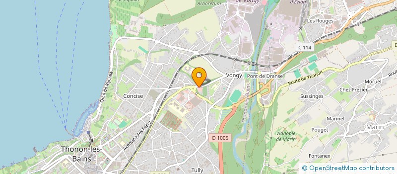 localisation de l'entreprise BENDJI à THONON-LES-BAINS