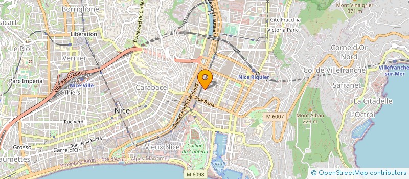 localisation de l'entreprise BENDO à NICE