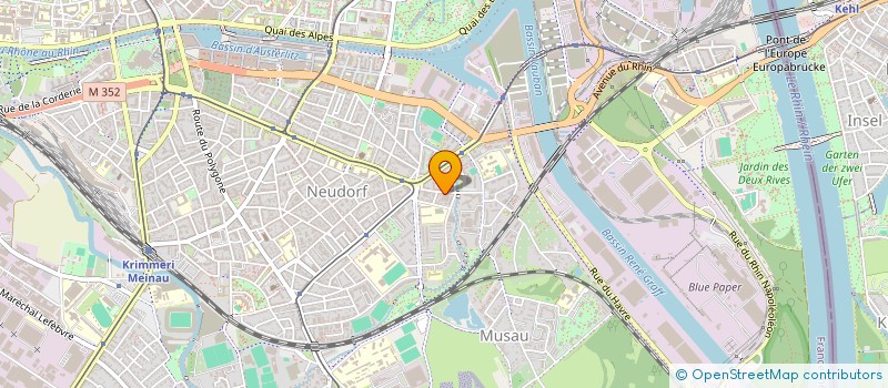 localisation de l'entreprise BENDORF à STRASBOURG