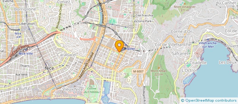 localisation de l'entreprise BENDREA à NICE