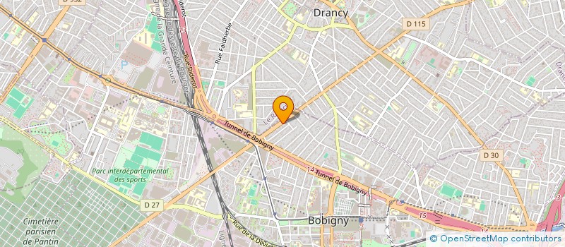 localisation de l'entreprise BENDY  BOBIGNY