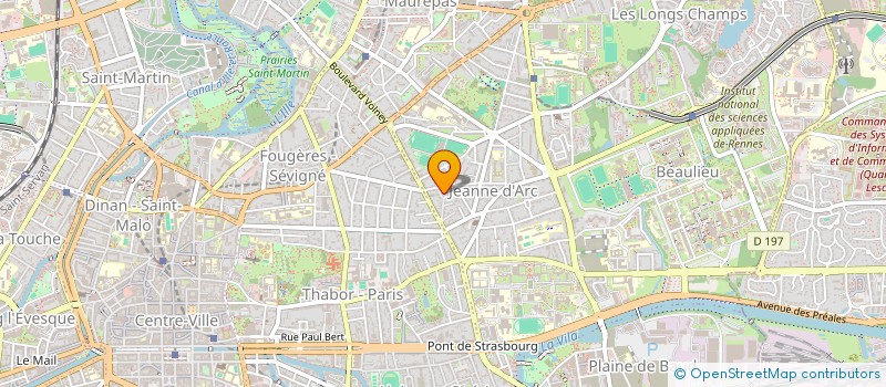 localisation de l'entreprise BENDYS à RENNES