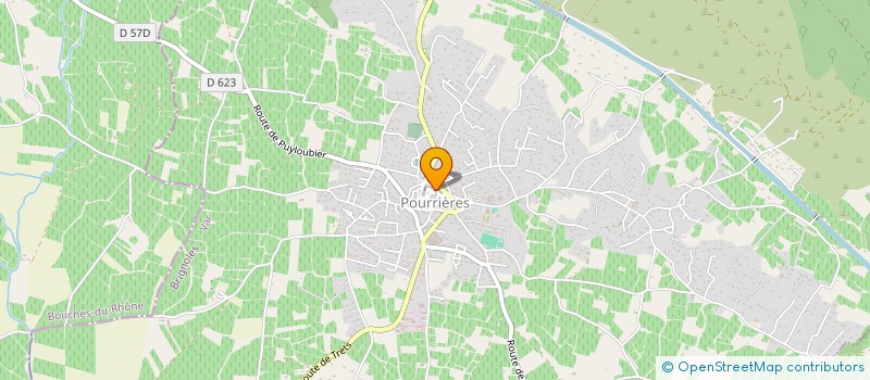 localisation de l'entreprise BENE AUTO à POURRIERES