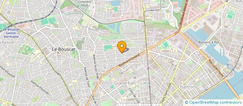 localisation de l'entreprise BENE & CO  LE BOUSCAT