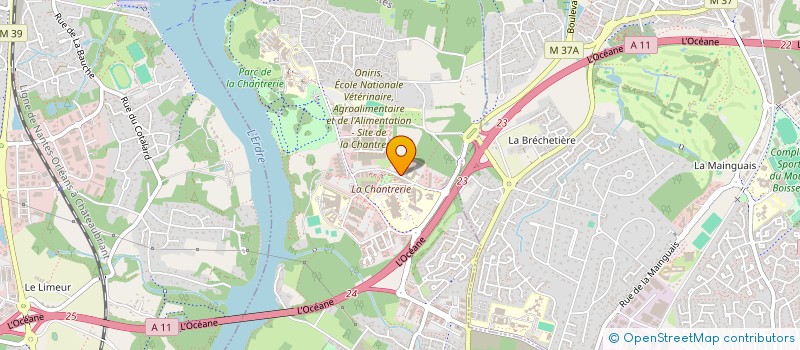 localisation de l'entreprise BENE FACERE à NANTES