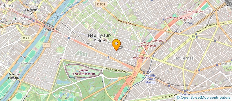 localisation de l'entreprise BENE FR à NEUILLY-SUR-SEINE