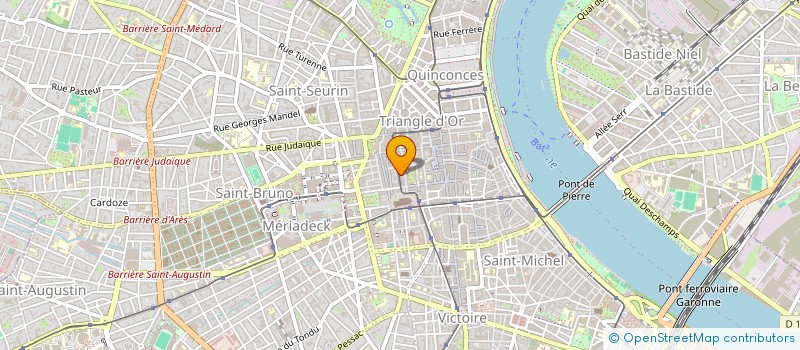 localisation de l'entreprise BENE / OLIVE  BORDEAUX