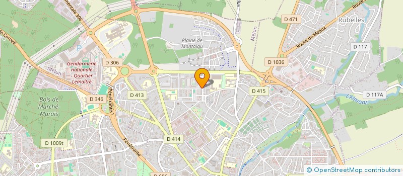 localisation de l'entreprise BENE TRANSPORT à MELUN
