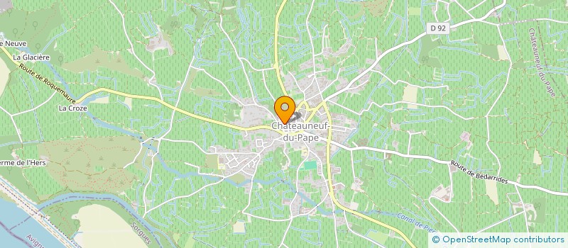localisation de l'entreprise BENE VIVI  CHATEAUNEUF-DU-PAPE