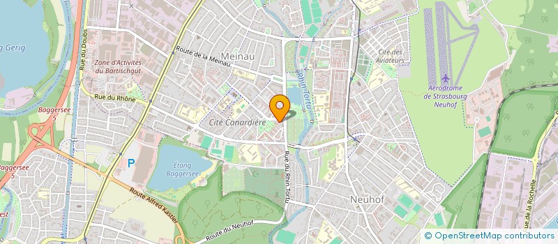localisation de l'entreprise BENEARTE à STRASBOURG