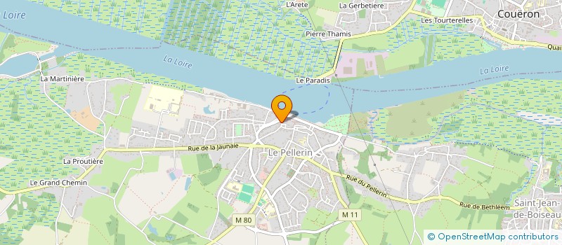 localisation de l'entreprise BENEBIJOUX  CHEIX-EN-RETZ