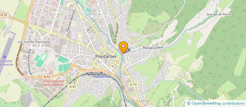 localisation de l'entreprise BENED13GEOCONSULT à PONTARLIER