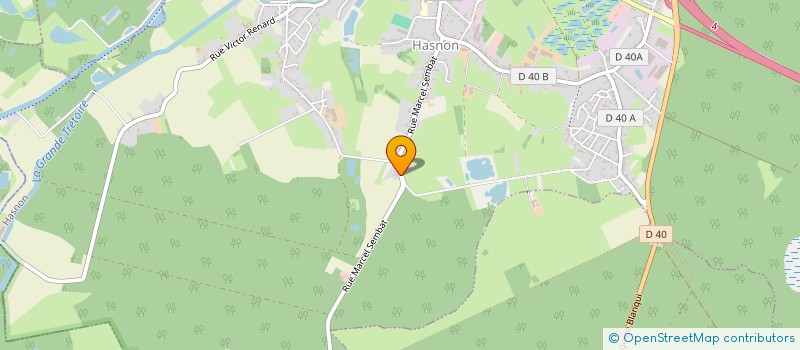 localisation de l'entreprise BENEDEL II  HASNON