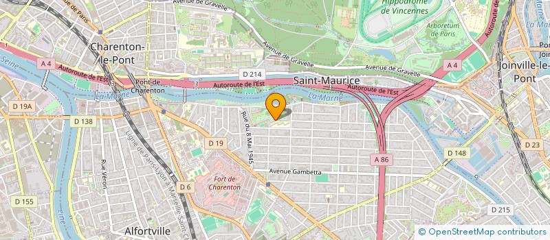 localisation de l'entreprise BENEDEM  MAISONS-ALFORT