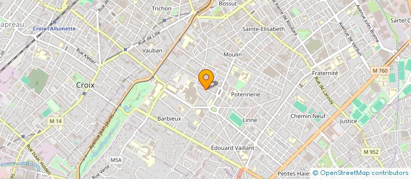 localisation de l'entreprise BENEDES à ROUBAIX