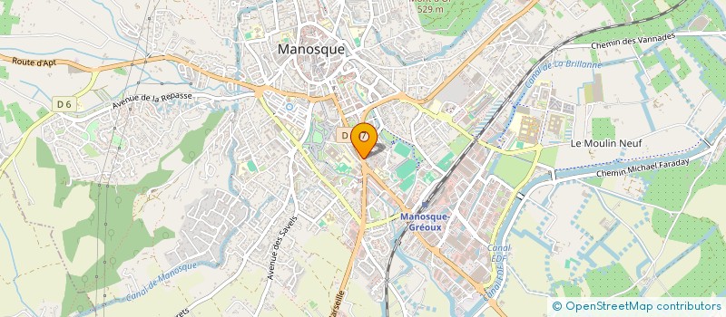 localisation de l'entreprise BENEDETTO CONSEIL COORDINATION BATIMENT à MANOSQUE
