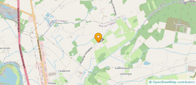 localisation de l'entreprise BENEDICTE ASSISTANTE ADMINISTRATIVE  AIRE-SUR-L'ADOUR