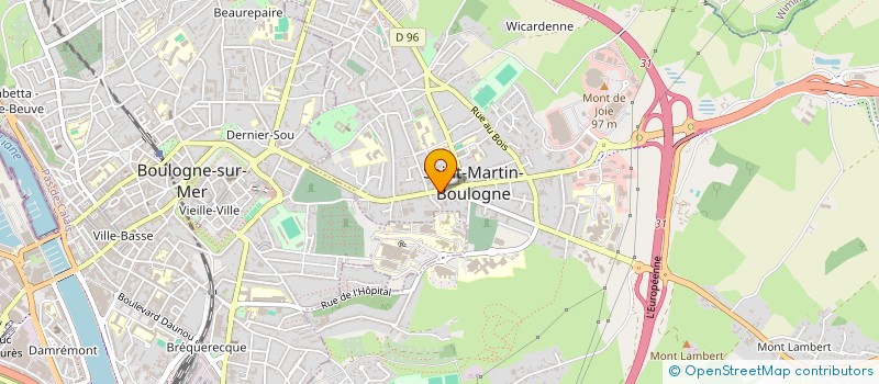 localisation de l'entreprise BENEDICTE ET VINCENT MULLER  SAINT-MARTIN-BOULOGNE