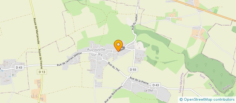 localisation de l'entreprise BENEDICTE LANGLOIS-ARCHITECTE DPLG  AUZOUVILLE-SUR-RY