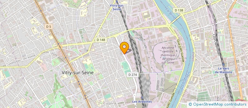 localisation de l'entreprise BENEDICTION à VITRY-SUR-SEINE