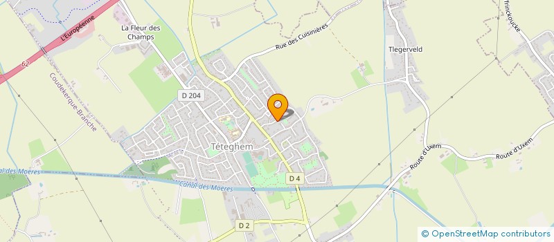 localisation de l'entreprise BENEDIT RENE  TETEGHEM-COUDEKERQUE-VILLAGE