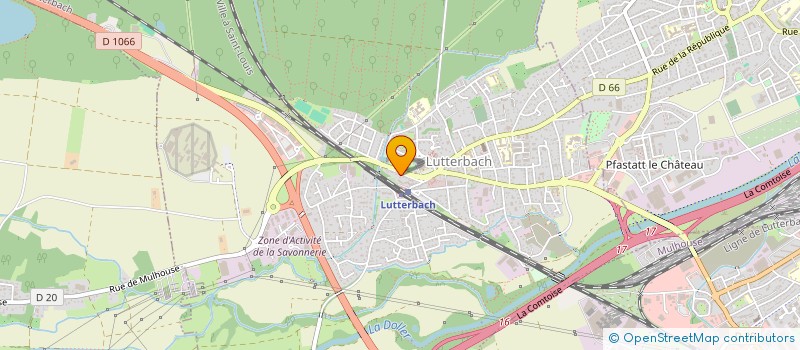 localisation de l'entreprise BENEDIXION  LUTTERBACH