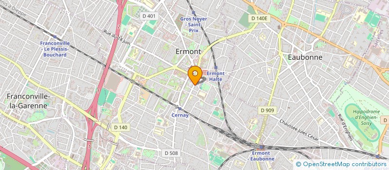 localisation de l'entreprise BENEDO  ERMONT