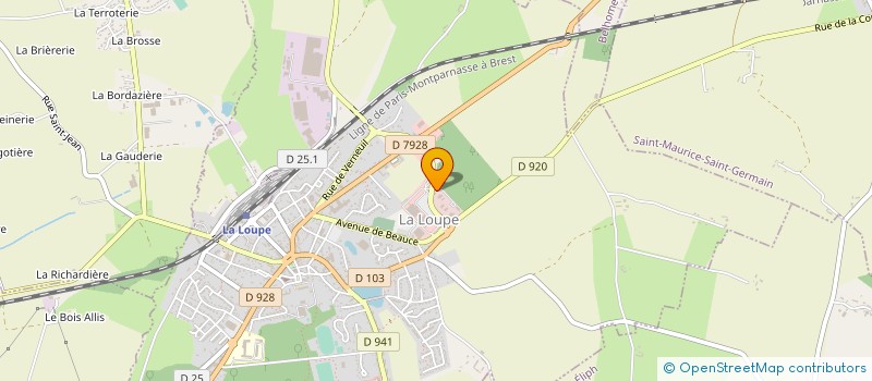 localisation de l'entreprise BENEFAN à LA LOUPE