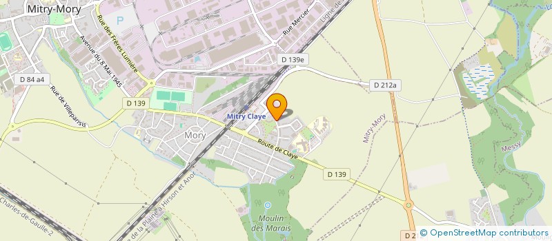 localisation de l'entreprise BENEFASSURANCE  MITRY-MORY