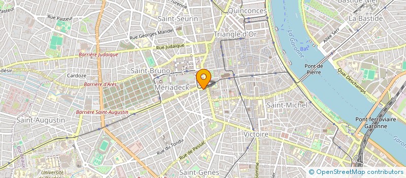 localisation de l'entreprise BENEFICE CONSEIL  BORDEAUX