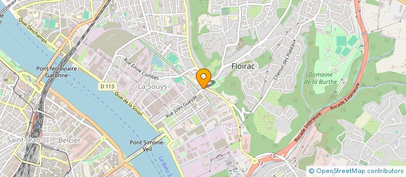 localisation de l'entreprise BENEFICE SPORT  FLOIRAC