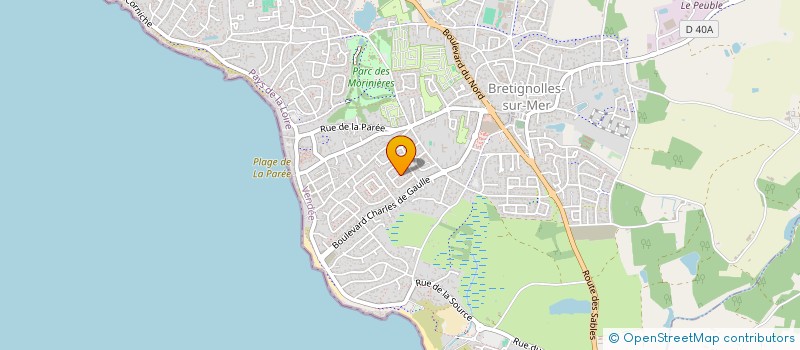 localisation de l'entreprise BENEFICIER D'UNE BONNE FORMATION à BRETIGNOLLES-SUR-MER