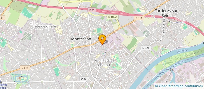 localisation de l'entreprise BENEFIX  MONTESSON